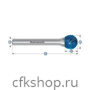 Борфреза сфера, покрытие BLUE-TEC, арт.115031040