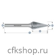 Борфреза конус, без покрытия, арт.113090040