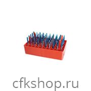 Набор борфрез твердосплавных с покрытием Blue-Tec, 50 шт, арт. 11.4837