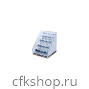 Набор борфрез твердосплавных с покрытием Blue-Tec в демонстрационной витрине, 64 шт., арт. 11.4855