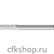 Борфреза цилиндр с торцевыми зубьями, без покрытия, арт.21100284