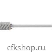 Борфреза цилиндр с торцевыми зубьями, без покрытия, арт.21200353