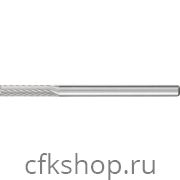 Борфреза цилиндр с торцевыми зубьями, без покрытия, арт.21200253