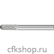 Борфреза цилиндр со сферическим концом, без покрытия, арт.21105006