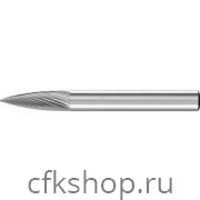 Борфреза парабола с заостренной головкой, без покрытия, арт.21122556