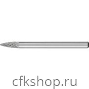 Борфреза парабола с заостренной головкой, без покрытия, арт.21222543