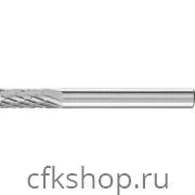 Борфреза цилиндр с торцевыми зубьями, без покрытия, арт. 21100226