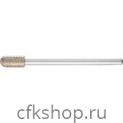 Головка шлифовальная с кубическим нитридом бора PFERD CBN, форма WR, цилиндр со сферическим концом 354087